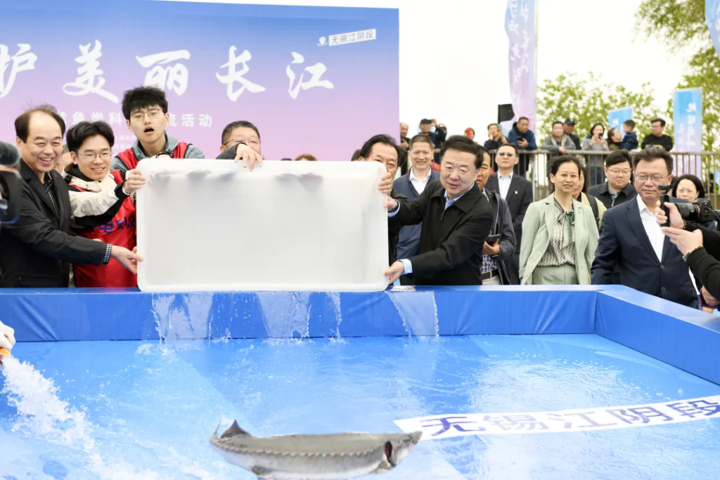 世界地球日，長江邊又放流啦！